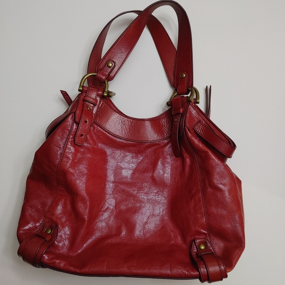 Kooba red leather handbag - Picture 8 of 9